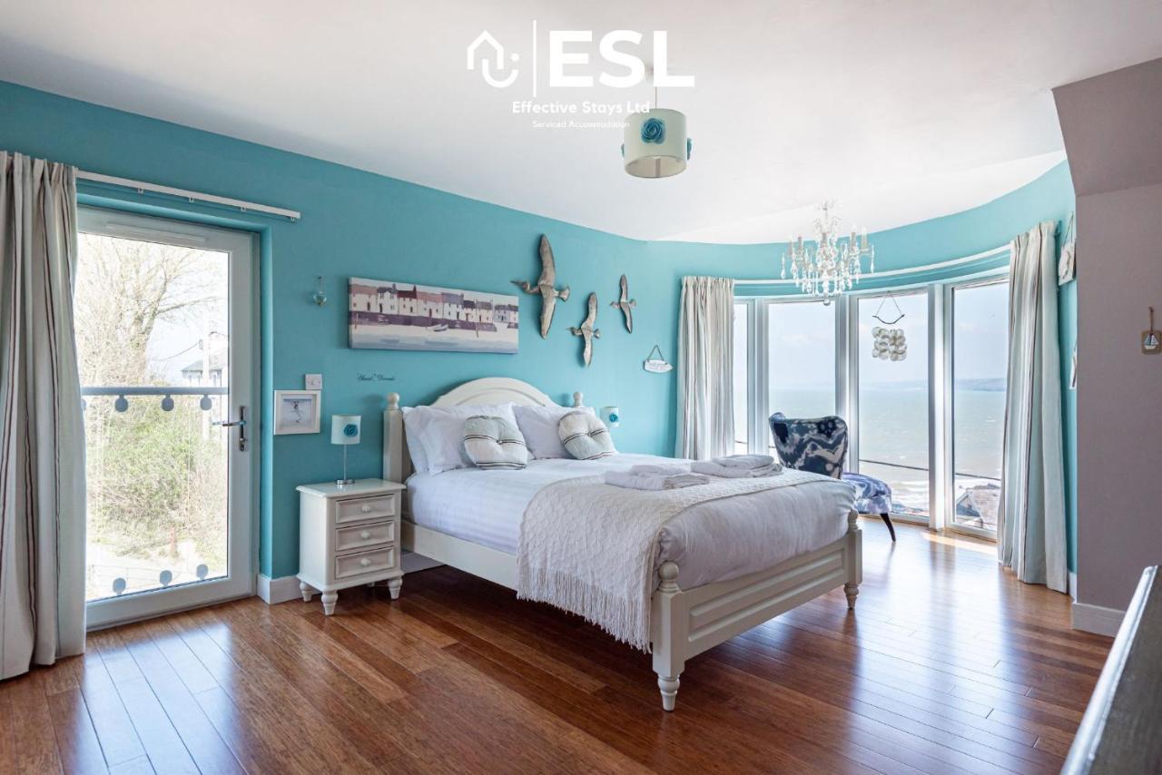 Beautiful En Suite 5 Bedroom Home With Sea Views New Quay  Bagian luar foto