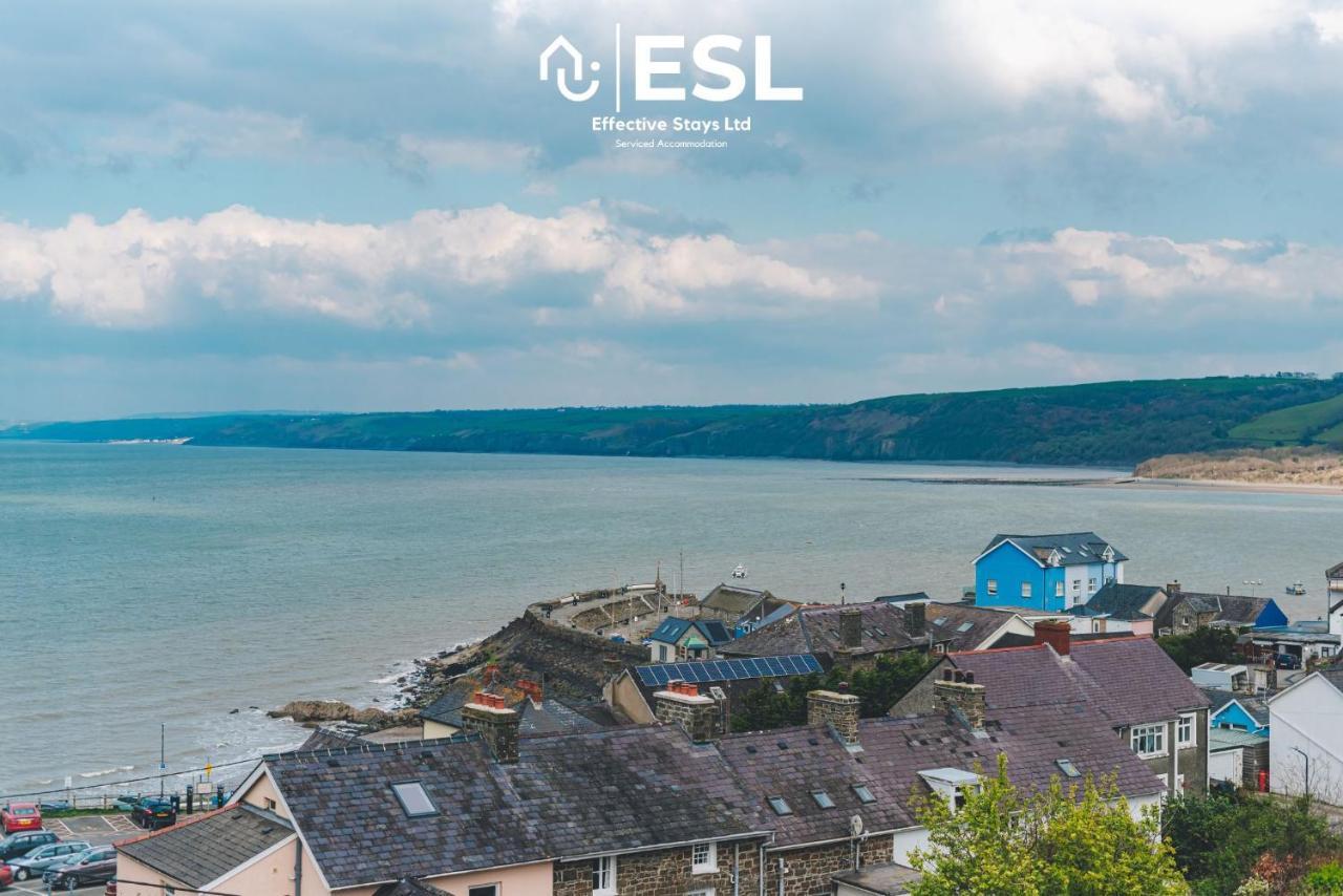 Beautiful En Suite 5 Bedroom Home With Sea Views New Quay  Bagian luar foto