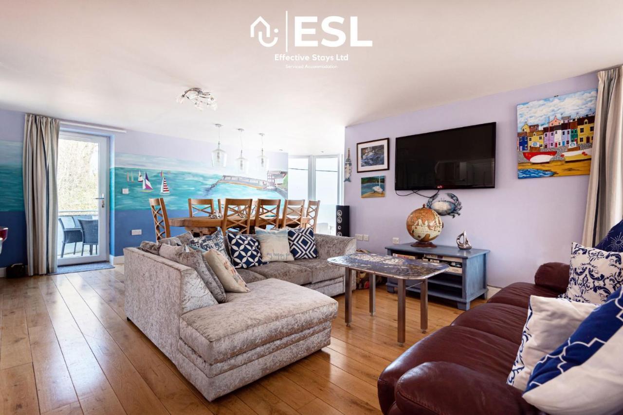 Beautiful En Suite 5 Bedroom Home With Sea Views New Quay  Bagian luar foto