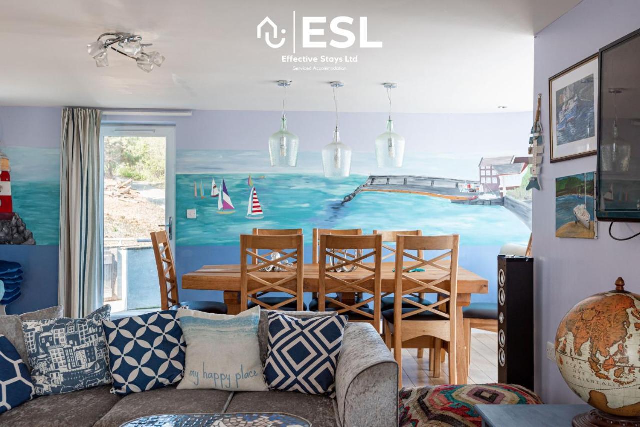 Beautiful En Suite 5 Bedroom Home With Sea Views New Quay  Bagian luar foto