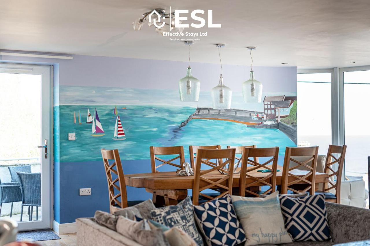 Beautiful En Suite 5 Bedroom Home With Sea Views New Quay  Bagian luar foto
