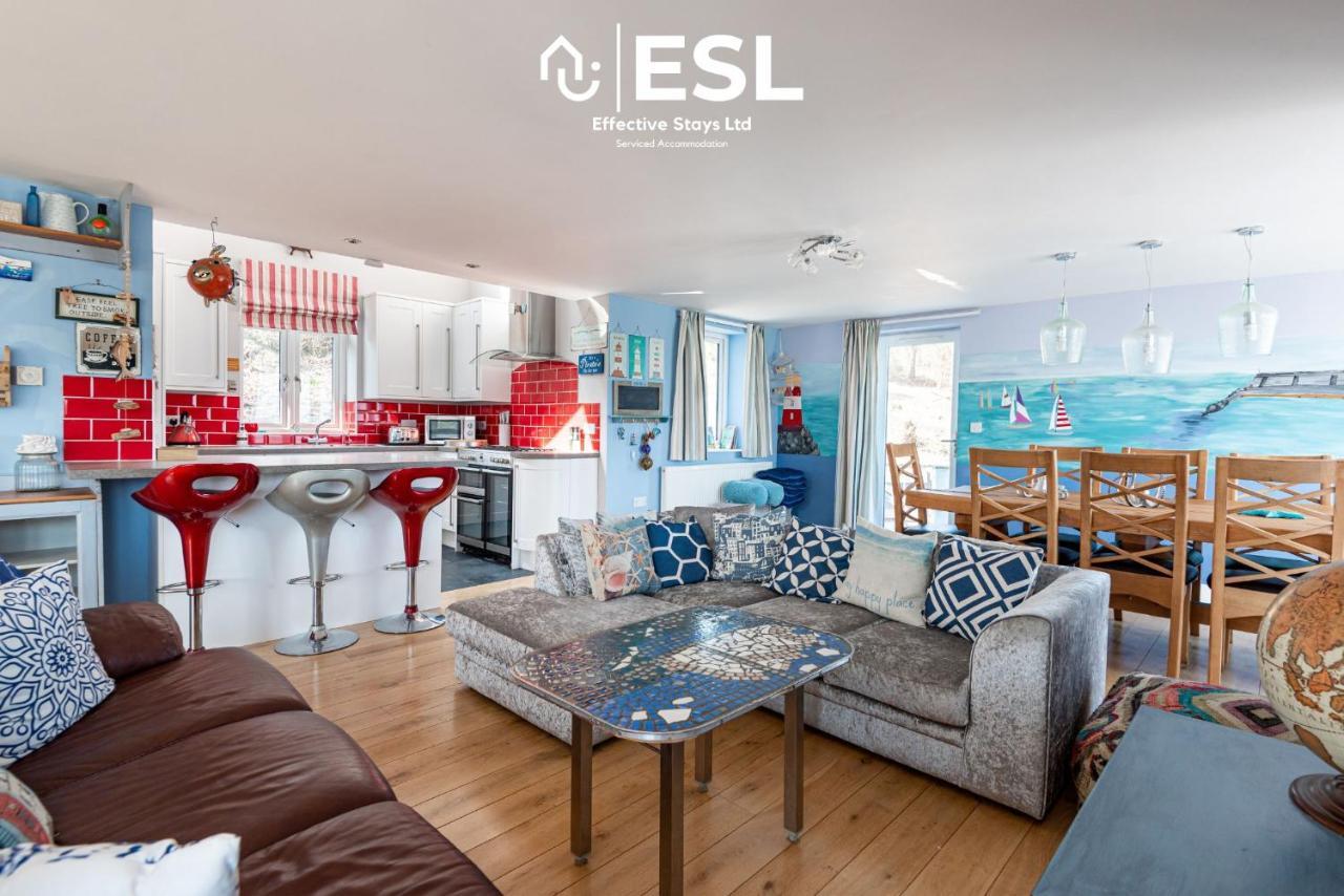 Beautiful En Suite 5 Bedroom Home With Sea Views New Quay  Bagian luar foto